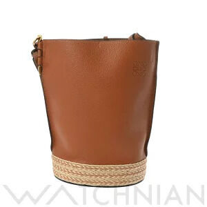 Loewe Gate Bucket Bag Tan Calf Shoulder Handbag